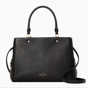 Kate Spade Leila Medium Satchel & Crossbody Black Bag